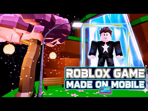 Roblox game entirely made on mobile | Teaser "Night OBBY" #roblox - YouTube