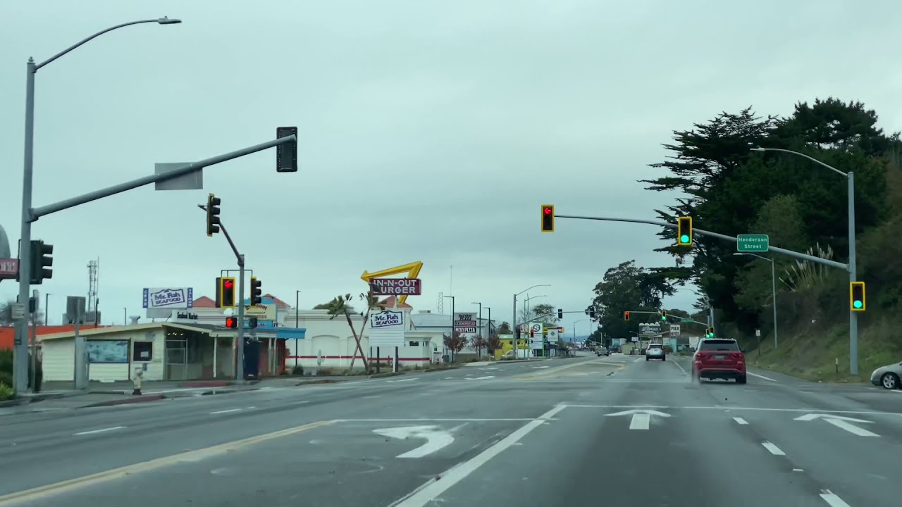 Driving Eureka, California (Broadway and 5th, 11/15/21)