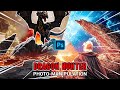 I created a Dragon Hunter in Photoshop - Photo Manipulation