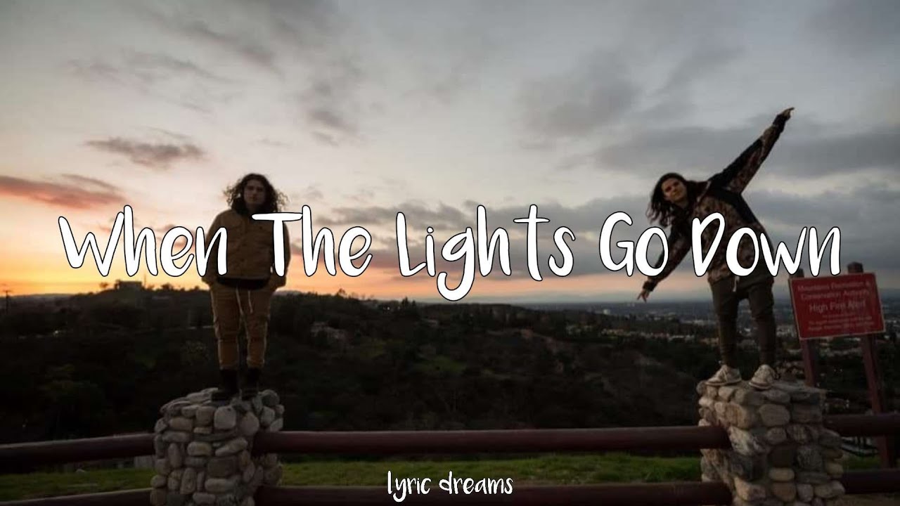 DVBBS & Galantis When The Lights Go Down ft Cody Simpson (Lyrics