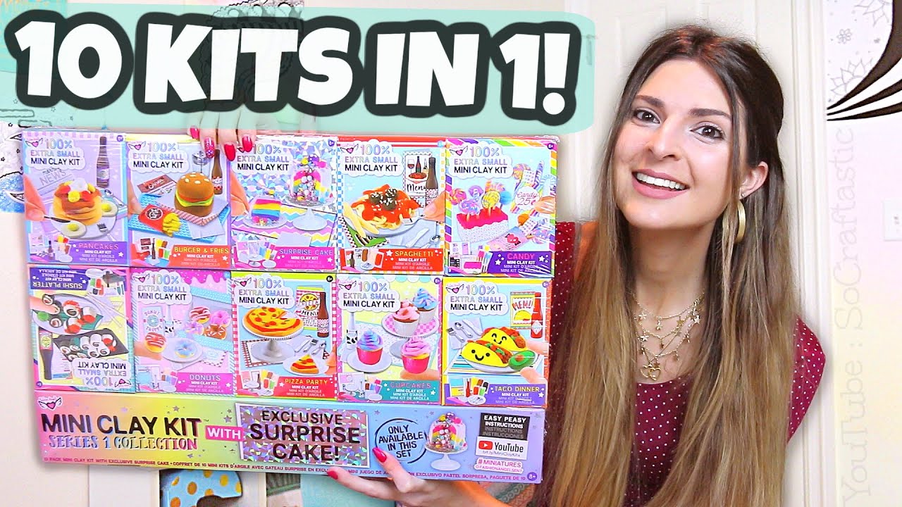 Тестирование набора для творчества MINI CLAY KIT — Эпизод №1