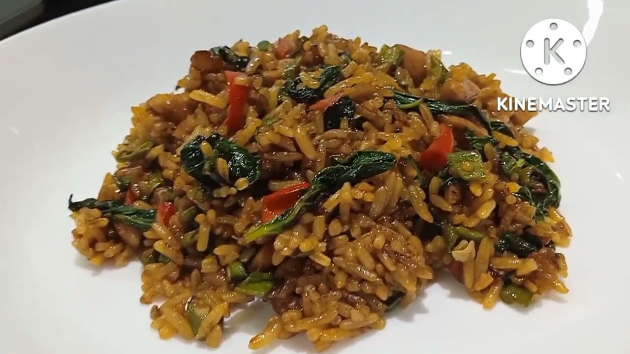 Spicy Thai Chicken and Basil Fried Rice Recipe YouTube