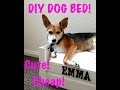 DIY DOG BED!!!!!! DIY DOG BED!!!!!!