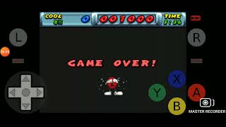 Game Over Cool Spot (SNES) Game Over Cool Spot Snes Genesis
