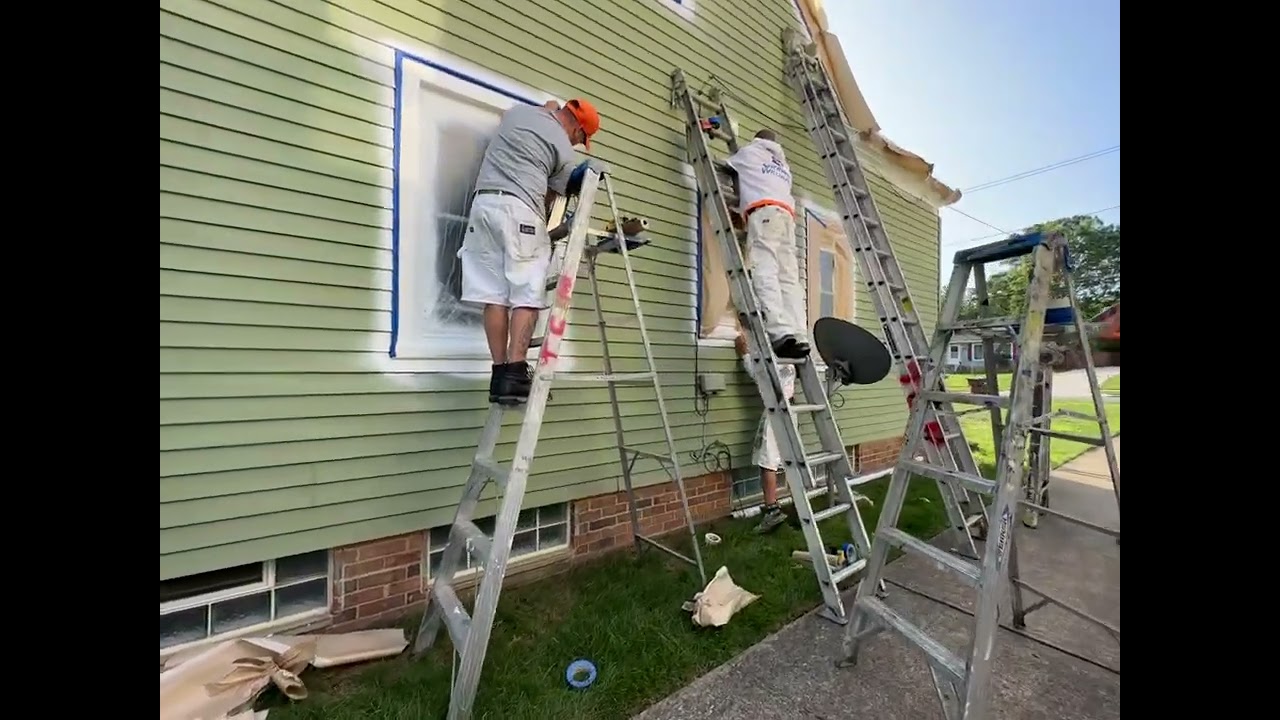 How to prep trim for body spraying on an aluminum house – Trucoat Painting Plus