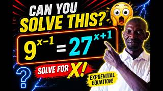Solve Exponential Equations FAST (Simple Step-by-Step Method)
