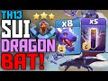 Sui DragonBat TH13 Attack!! Most Strongest & Best Air 3s War Attack strategy in clash of clans