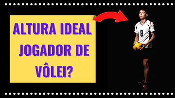 Qual a altura ideal para o vôlei?