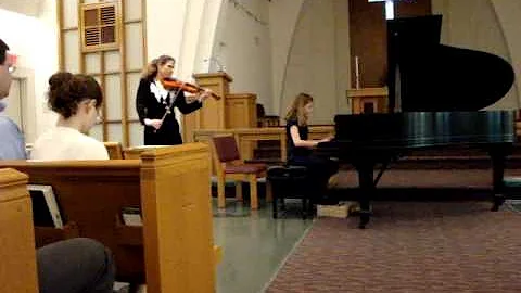 Sharon Plays in Concert (with mom)