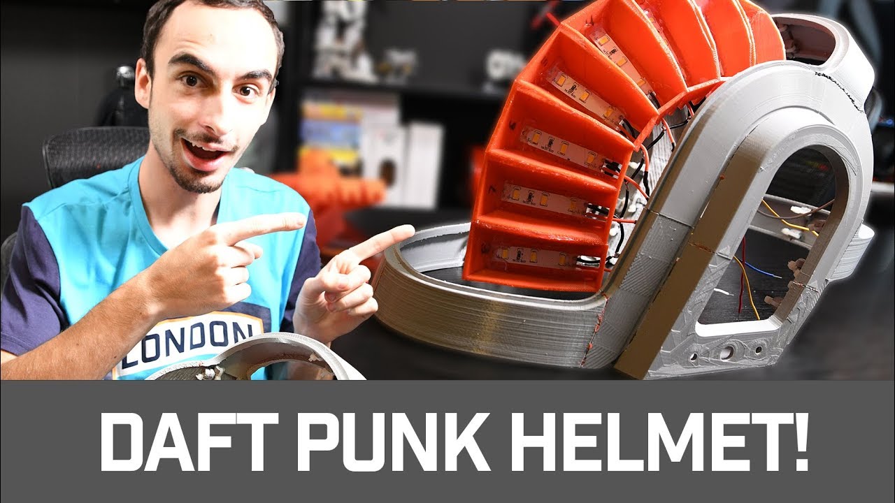 HOW TO 3D PRINT // DAFT PUNK HELMET BUILD PT 1 - YouTube