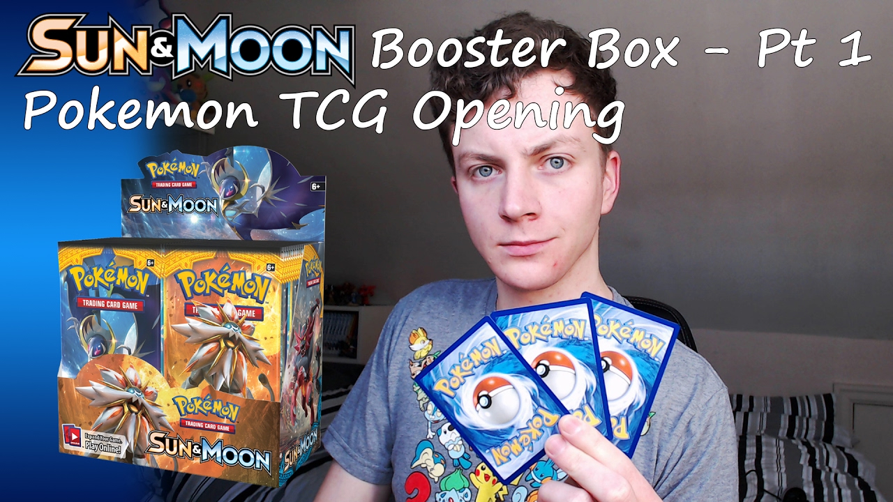 Sun & Moon Pokemon TGC Booster Box Opening - Pt 1 - YouTube