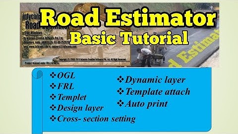 Road Estimator Tutorial in one Video | complete tutorial step by step