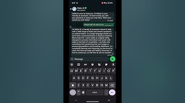 How to Use Meta AI in WhatsApp Messenger | Meta AI Setting Up #whatsapp