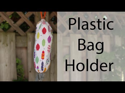 Plastic Bag Dispenser Sewing Tutorial