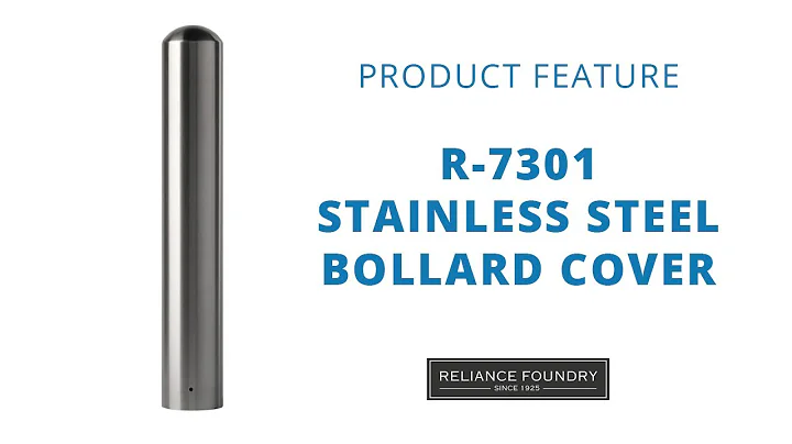 R-7301 Stainless Steel Bollard Cover