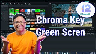 SUPER EASY Green Screen Effect/ Chroma Key - Filmora 12 Beta Tutorial