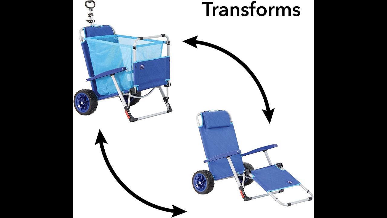 Mac Sports Beach Day Foldable Chaise Lounge Chair Perfect for Beach