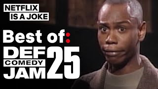 Dave Chappelle, Chris Tucker, Kevin Hart & More In Best Of: Def Comedy Jam 25 | Netflix Is A Joke