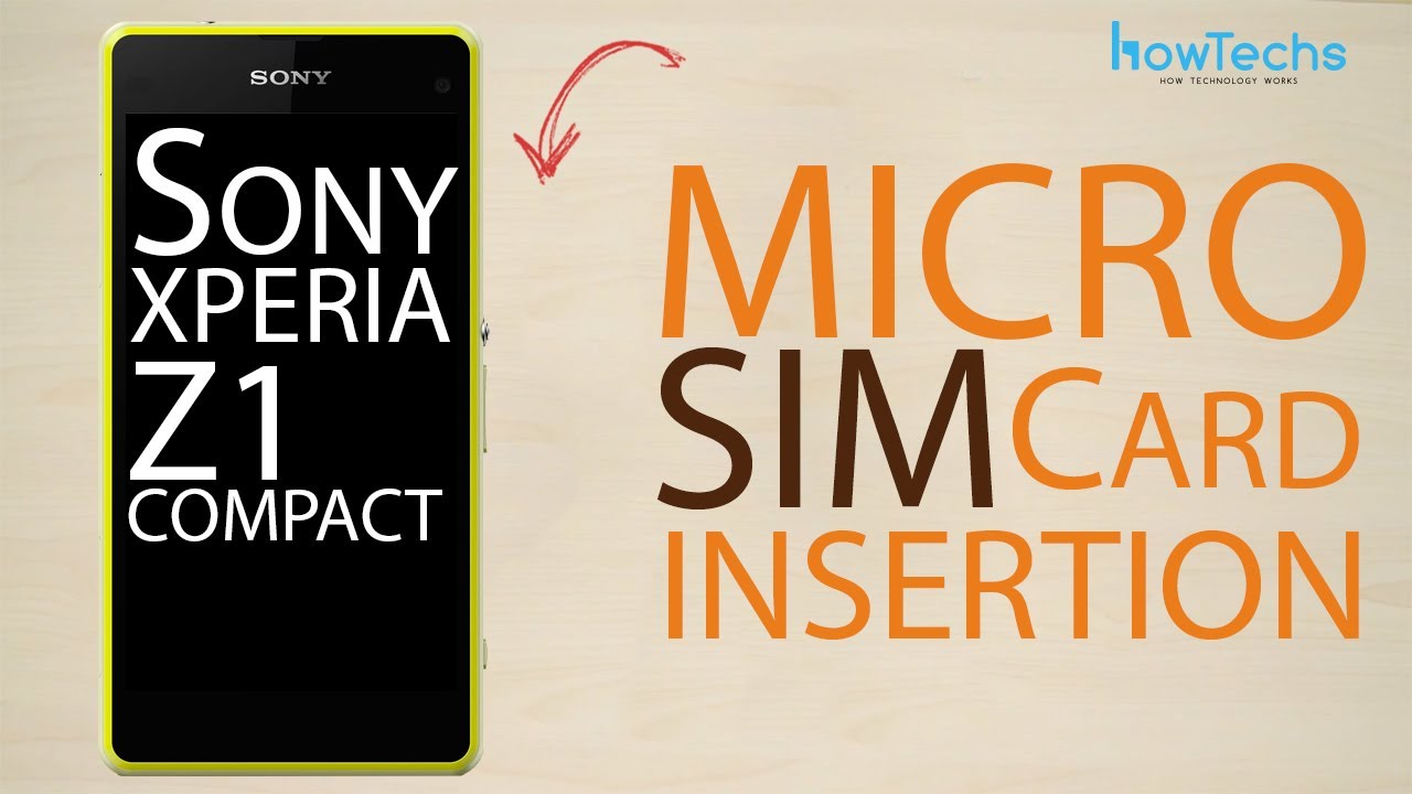 Terminologie scheren scheuren Sony Xperia Z1 Compact - How to change the SIM card - YouTube