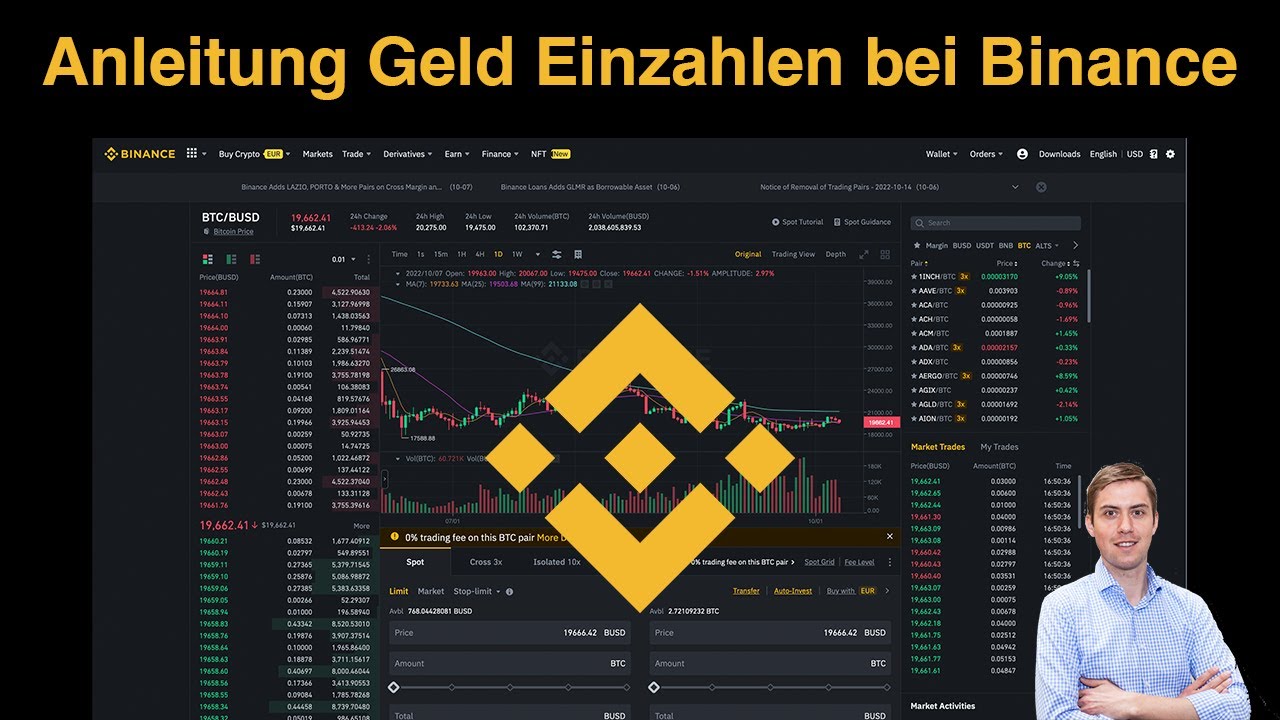 Anleitung: Geld Einzahlen bei Binance ✅💸