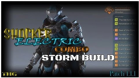 ANTHEM: Shocker Storm Build /GM3 Gameplay & Guide .....Like and Subscribe