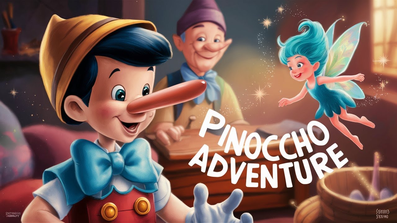 The Adventures of Pinocchio — Magical Bedtime Story for Kids