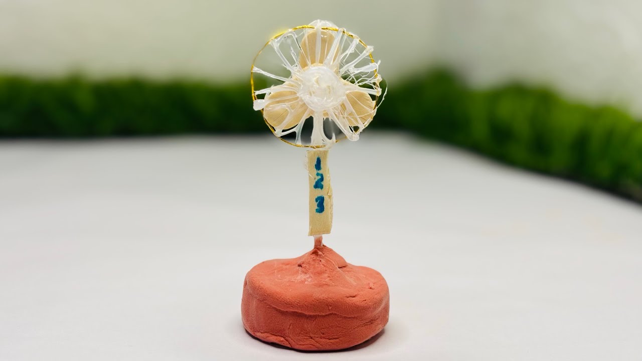 DIY WORKING Table Fan ! 🌬️ Made Only with Ice Cream Sticks !  Popsicle Stick Craft Idea | felacia
