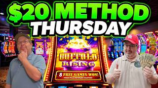$20 Method Leads Us to a Great Buffalo Slot Feature! 🎰 screenshot 4