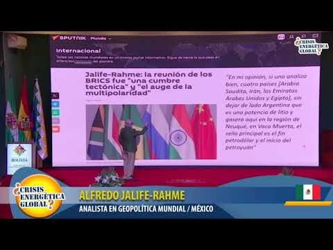 Conferencia Magistral Nuevo Orden Mundial: Los BRICS y el Efecto en el Petróleo y Gas en Bolivia