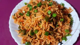 शेजवान फ्राइड राइस रेसीपी | veg shezwan fried rice| fried rice recipe| chings secret cooking food