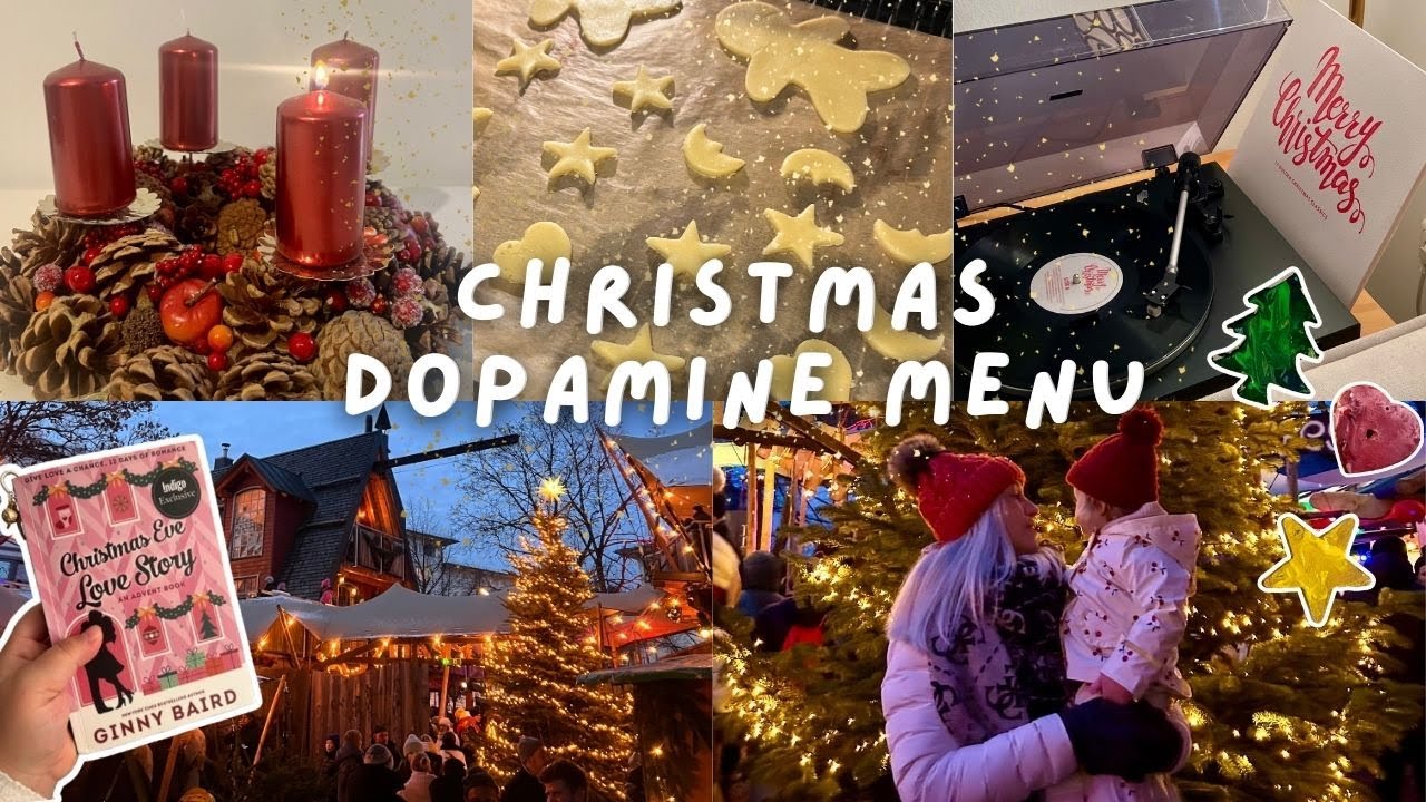 CHRISTMAS DOPAMINE MENU - cozy winter days in my life (vlog style)