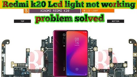 Redmi k20  display light problem jumper solution|#youtubeviralvideo2023