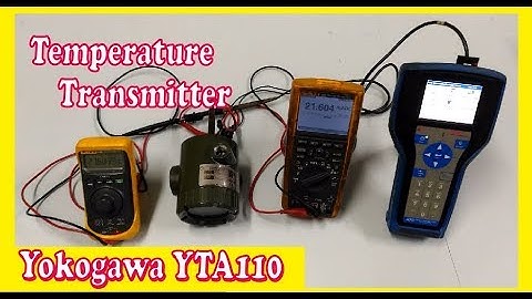 How to Setting Range Temperature Transmitter Yokogawa YTA 110