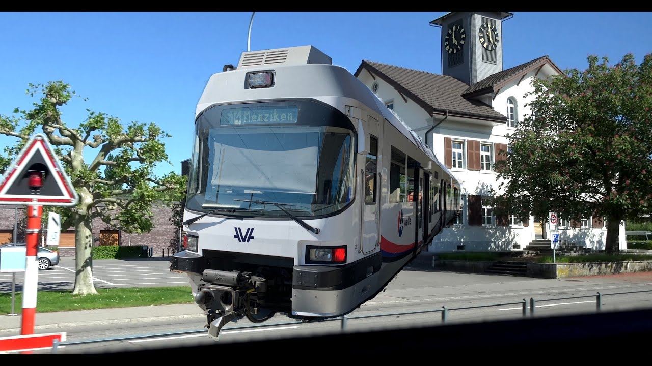 Zug Mitfahrt   Aarau - Schöftland  , Obermuhen-Hirschthal  , Train ride, Viagem de trem