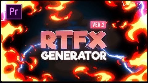 RTFX Generator for Premiere (1000 Flash FX elements) (Best Premiere Pro Projects)