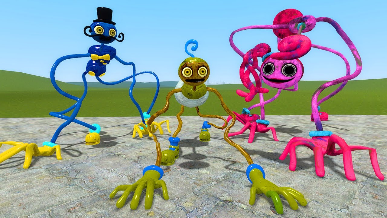 NEW GRANDPA LONG LEGS, FINALLY ALL LONG LEGS FAMILY MEMBERS In Garry's Mod!  (Poppy Playtime Chapt 2) 