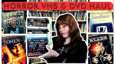Horror DVD & VHS Thrift Haul | Physical Media