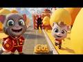 Candy World Full Run Gameplay 🍬🍭 Talking Tom Gold Run!