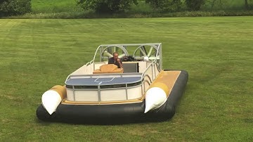 Hovertoon Test Platform Second Flight in hovercraft mode.