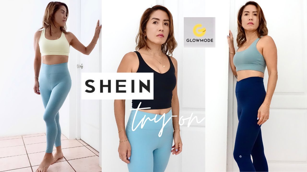 Shein Glowmode Collection Active Wear Try on Haul. @SHEIN @SHEINUS #s