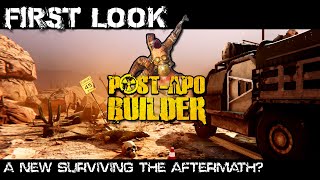 POST APO-BUILDER // FIRST LOOK // CRAFTING // SURVIVAL // COLONY BUILDER // FREE GAME PLAY //