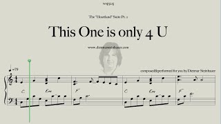 This One is only 4U  -  Easy Piano  -  Dietmar Steinhauer