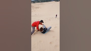 TRƯỢT ĐỒI CÁT BÀU TRẮNG PHAN THIẾT.