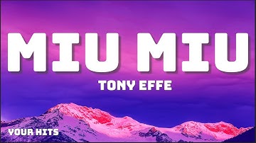 Tony Effe - MIU MIU (Sanremo 2024) | Testo/Lyrics