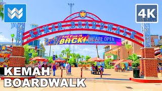 [4K] Kemah Boardwalk in Texas USA (Southeast of Houston) - Walking Tour & Travel Guide 🎧