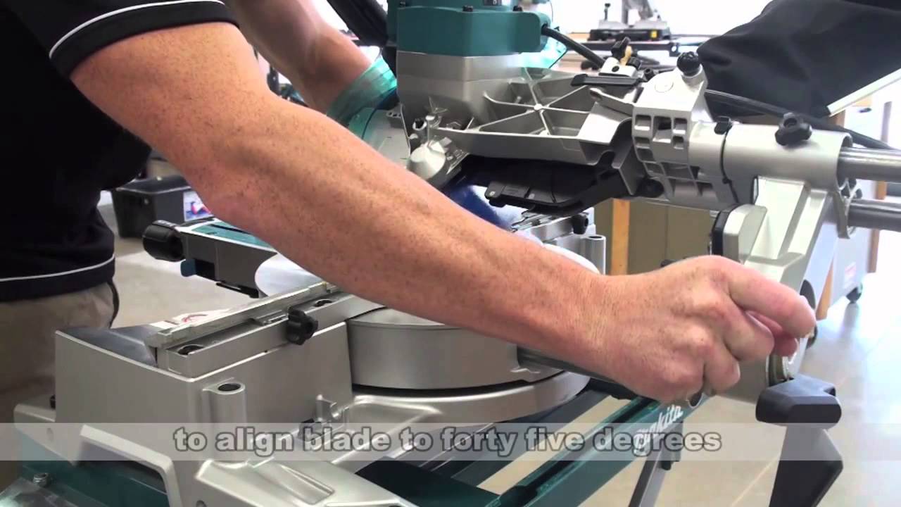 Makita Tool Tips Calibrating your slide 