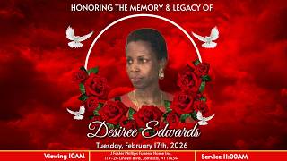 Desiree Edwards (Tuesday, February 17th, 2026 )10:00 a.m.