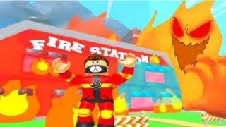 (NEW!) ESCAPE THE FIRE STATION OBBY IN ROBLOX!