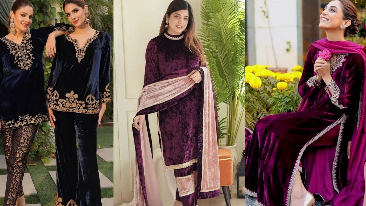 👗 Latest Velvet Frock Designs 2026 💖 | Stylish Long Velvet Dresses for Ladies ❄️✨