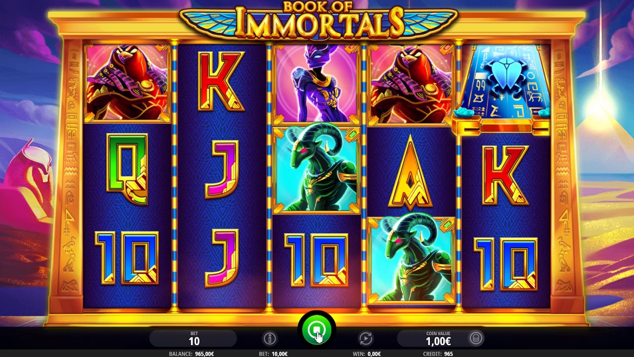 Игровой автомат Book of Immortals (iSoftBet)